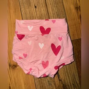 Kyte BABY Pink Heart bummies 6-12 months